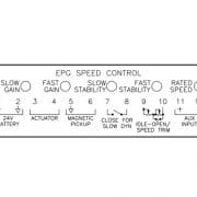 Contrôle des vitesses sur l'EPG 512/524 et 1712/1724