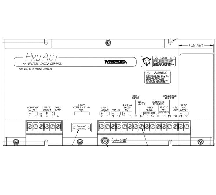 module de regulation numerique de vitesse ProAct mA