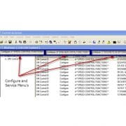 Menus du module 2301-E