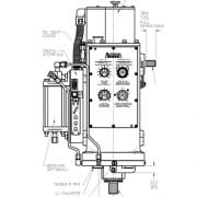 Schéma de l'interface digitale du régulateur UG 40