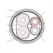 Schéma de section de câble du système In-Pulse