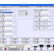 Ecran de configuration de la boucle fermée du compresseur avec le 505 CC 2