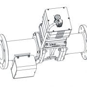 Schéma de la vanne gaz TecJet 110 de Woodward