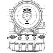 Vue de dessus de l'actuator VariStroke II