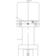 Schéma de l'actionneur électro-hydraulique EML-100