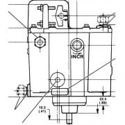 Vue détaillée des actuators TG13E-TG17E