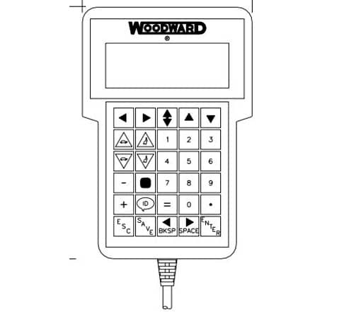 Woodward hand-held 723Plus digital control