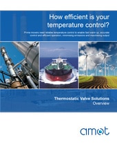 Brochure Amot sur les vannes de régulation thermostatique