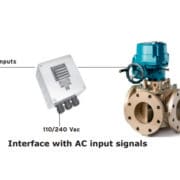 Interface avec signal d'entrée de Vanne Amot de régulation thermostatique Modèle G avec contrôleur PID 8071