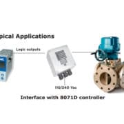 Interface et application de Vanne Amot de régulation thermostatique Modèle G avec contrôleur PID 8071