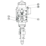 Schéma du Capteur Amot 4140 avec adaptateur de couplage par glissement