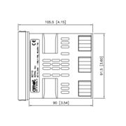 Schéma du Régulateur PID 8071D de Amot