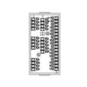 Schéma du Régulateur PID 8071D de Amot monté sur armoire