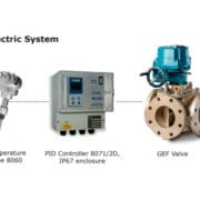 Utilisation de Vanne Amot de régulation thermostatique Modèle G avec contrôleur PID 8071 et capteur 8060