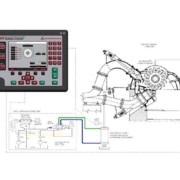 Schéma du Flex500-HF pour turbine hydraulique Pelton