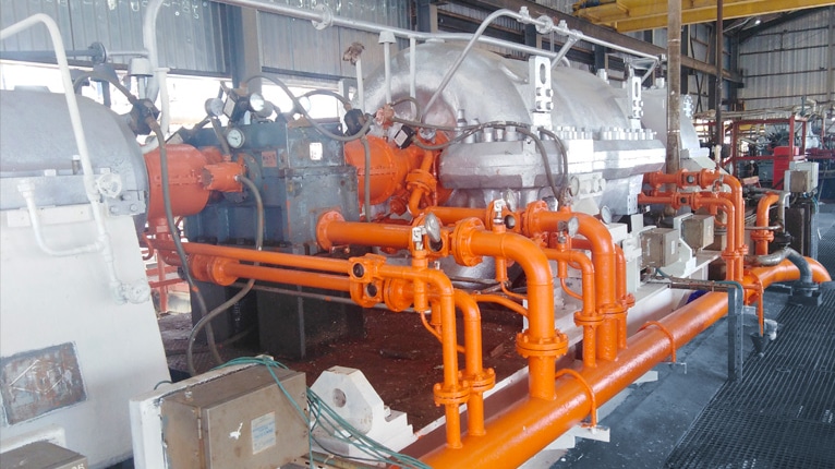 Turbocompressor after modernization