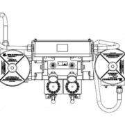 2 servomoteurs et 2 jauges de pression d'huile VariStroke DX