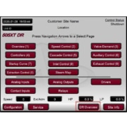 Ecran de diagnostic du 505-DR