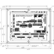 Schématique du 505DR pour applications critiques de turbines