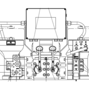 VariStroke DX vu de face avec boîte de jonction pour zones 2