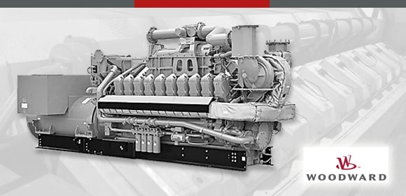 Régulation de vitesse Woodward pour moteurs industriels