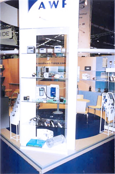 Stand AWF au salon Elec en 2002