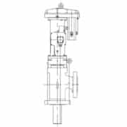 Schéma Large Electric Sonic Valve LESV 3 pouces