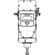 Schéma en façade du régulateur DG-2800-14